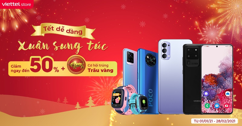 Tết dễ dàng - Xuân sung túc với Viettel Store