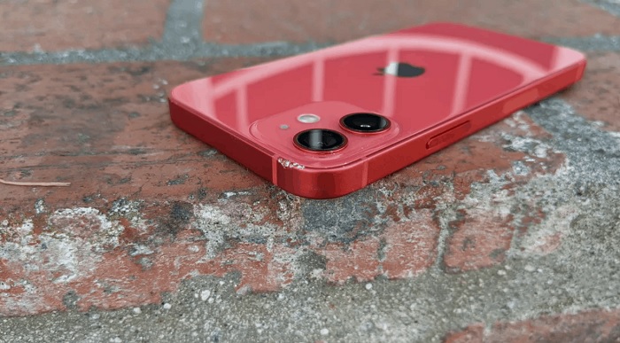iPhone 12 mini sau cú rơi thứ 2