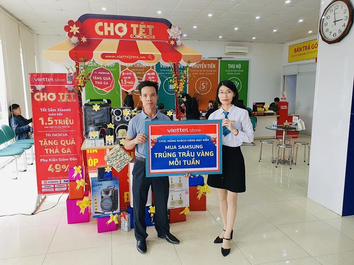 Khách hàng Nguyễn Văn Nam - Trúng trâu vàng Samsung đợt 3 HDG01