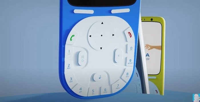 Bàn phím vẫn giữ nguyên thiết kế như bản Nokia 3650 cổ điển