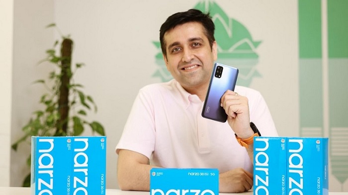 Realme Narzo 30 Pro qua hình ảnh do Phó Chủ tịch của Realme đăng tải