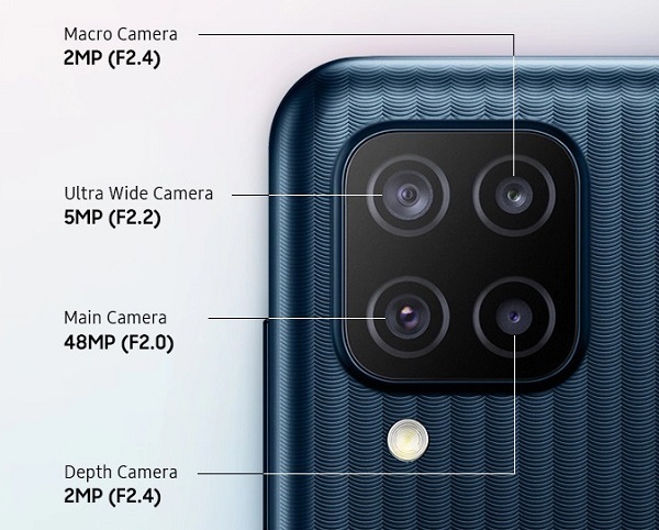 Hệ thống camera sau trên Galaxy M12
