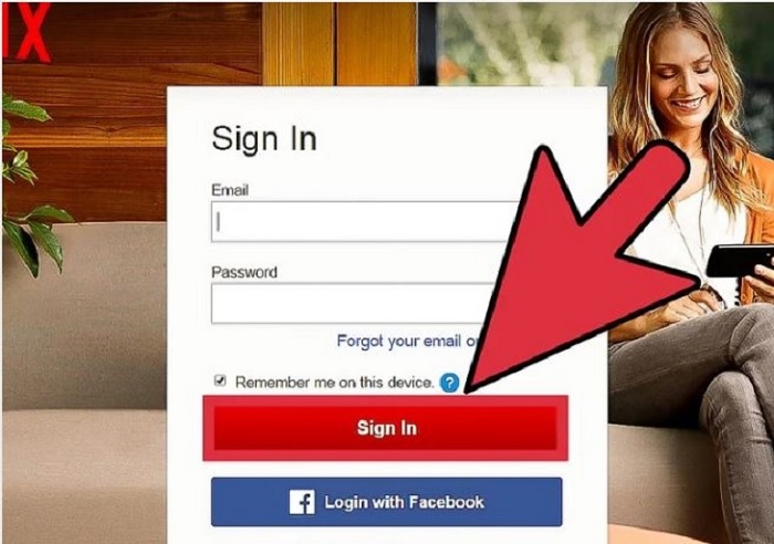 Đăng nhập tài khoản Netflix
