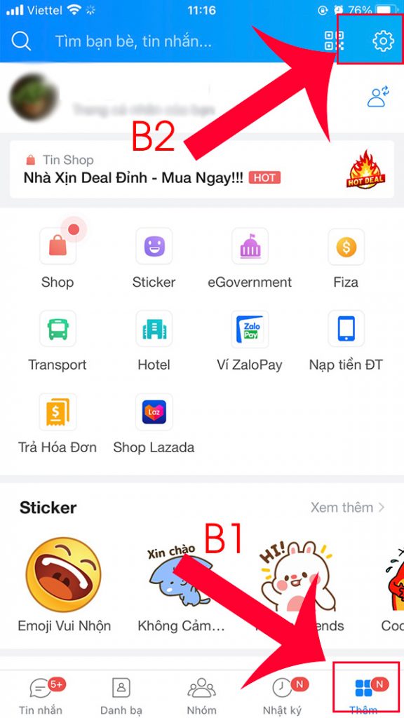 Cách ẩn hiển thị trạng thái "vừa mới truy cập" trên Zalo