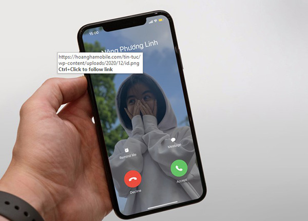 Màn hình điện thoại sau khi đã cài đặt xong.