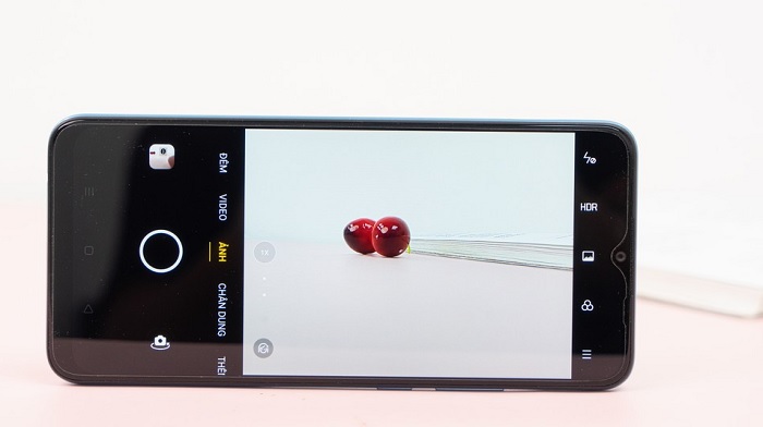 Giao diện camera của OPPO A15s