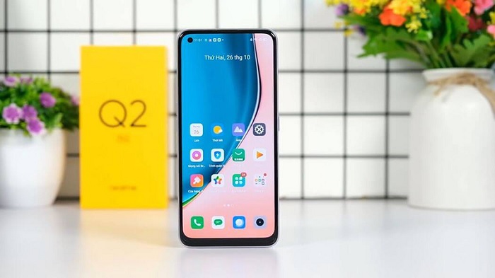 Máy được trang bị viền màn hình khá mỏng