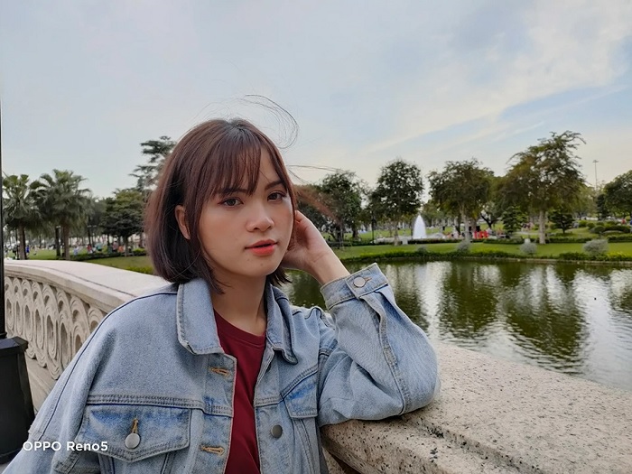Ảnh chụp chân dung rất hài hòa và tự nhiên