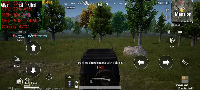 Bài test rất mượt