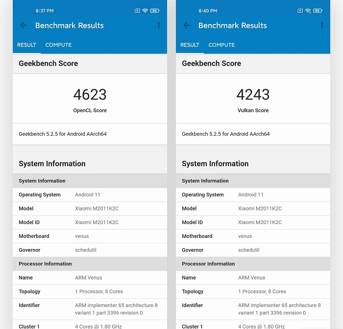 GPU đi kèm Snapdragon 888 cũng có điểm số rất khủng