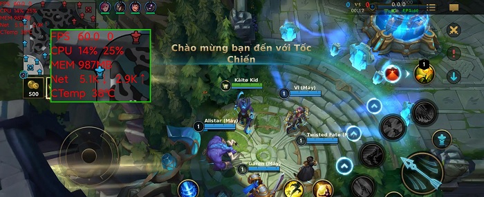 Ở mức đồ họa cao nhất, máy dễ dàng đạt được 60 FPS