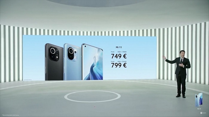 Xiaomi công bố giá bán Mi 11 quốc tế