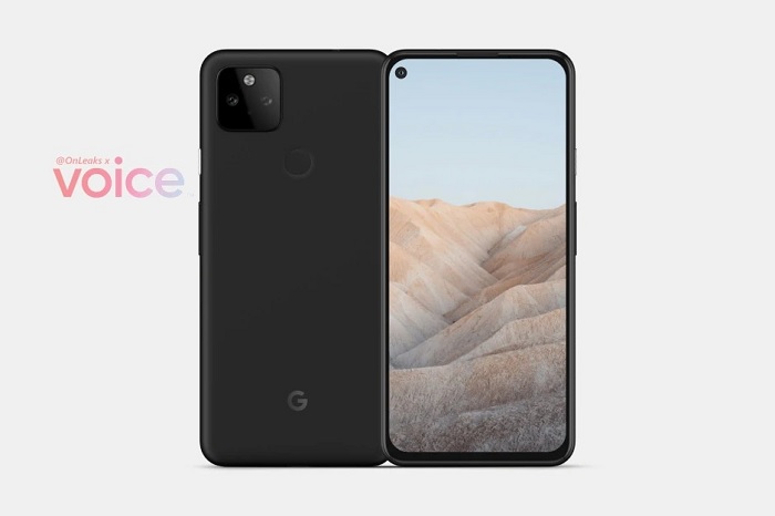 Hình ảnh render Google Pixel 5a