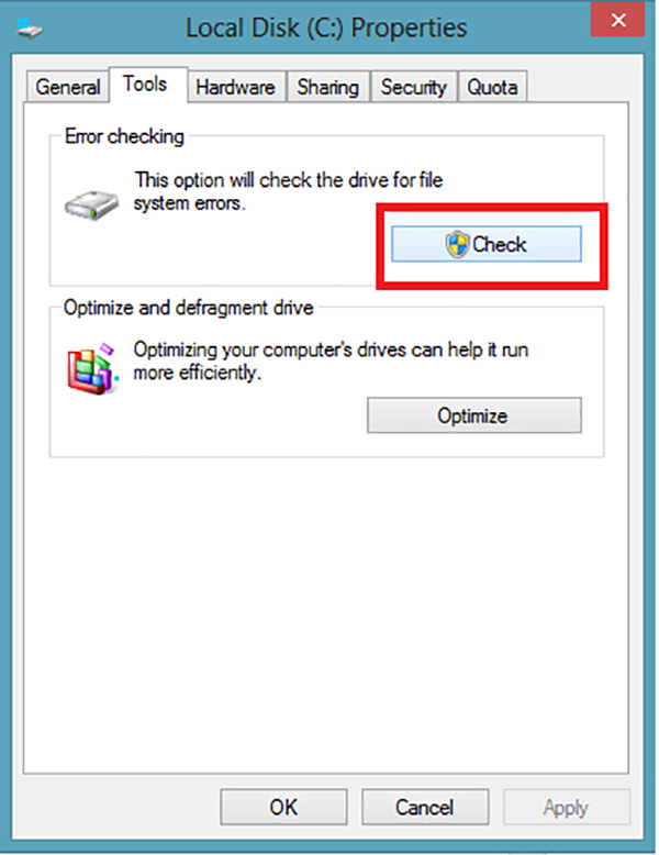 Ổ cứng gặp vấn đề