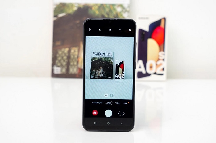 Giao diện camera Galaxy A02s