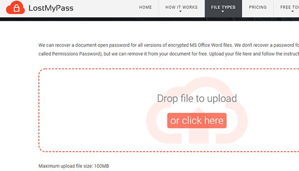 Cách phá mật khẩu file Word Online