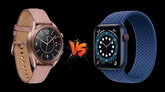 So sánh Apple Watch Series 6 với Samsung Galaxy Watch 2