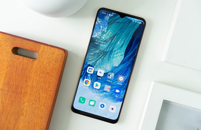 OPPO A73 được tích hợp cảm biến vân tay dưới màn hình