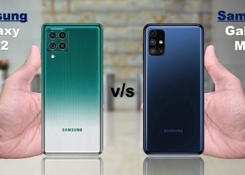 so sánh Samsung Galaxy F62 với Galaxy M51