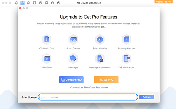 Dọn rác iPhone bằng app dọn rác iPhone - PhoneClean
