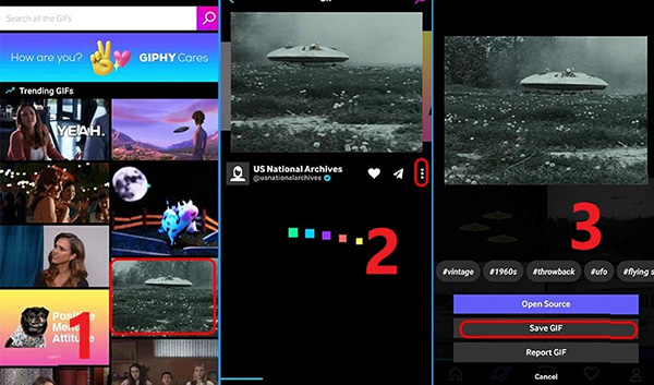 Cách tải, lưu ảnh GIF về điện thoại Android bằng ứng dụng GIPHY (1)