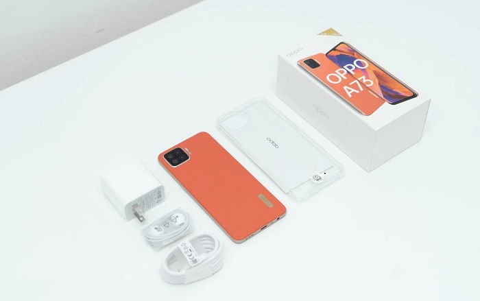 Phụ kiện đi kèm trong hộp OPPO A73