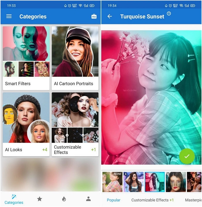 Giao diện Photo Lab