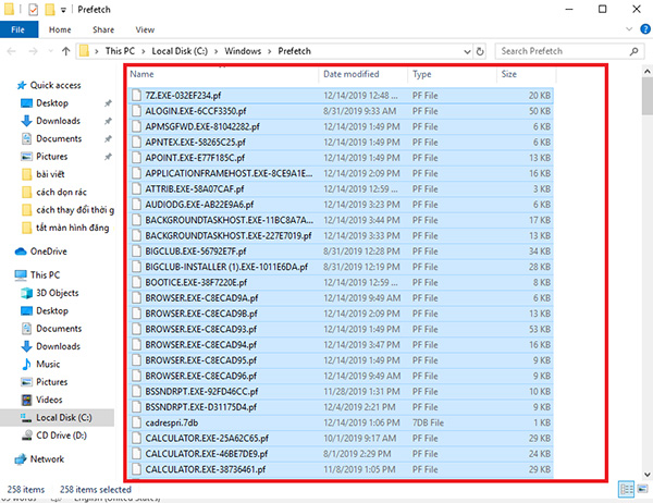 Xóa bộ nhớ Cache để tăng tốc thiết bị