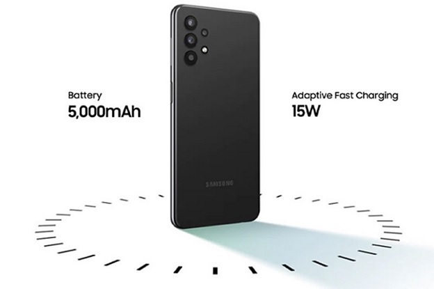 Galaxy A32 được trang bị pin 5.000 mAh