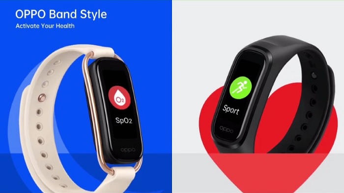 OPPO Band Style đó được nồng độ oxy trong máu