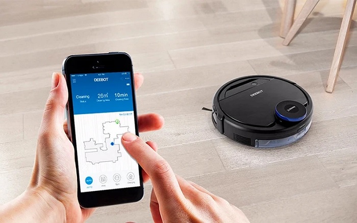 Robot thiết lập bản đồ để dọn nhà