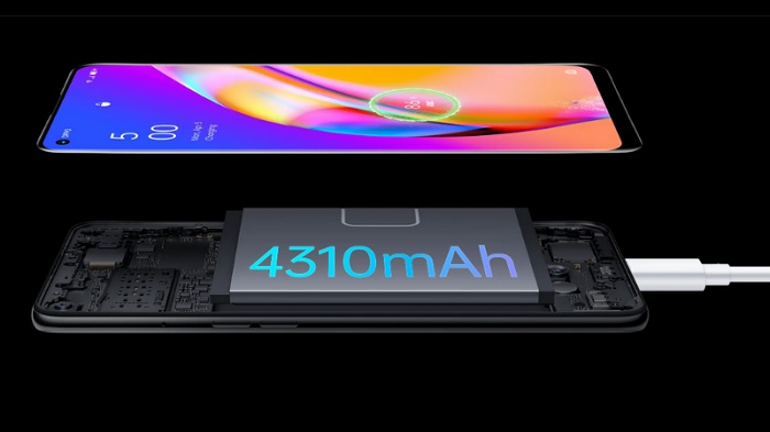 OPPO A94 được trang bị viên pin dung lượng khủng 4.310 mAh