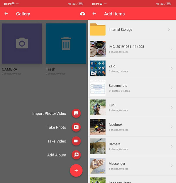 Ẩn hình ảnh và video riêng tư