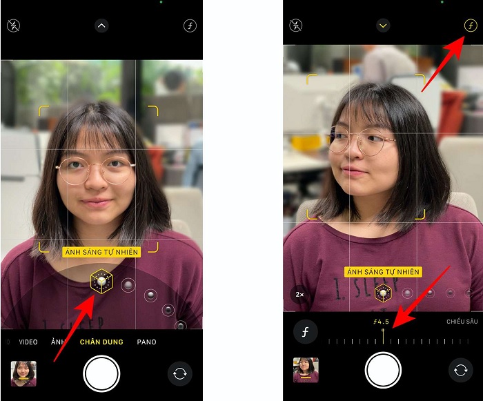 Tùy chỉnh khẩu độ trên iPhone 12