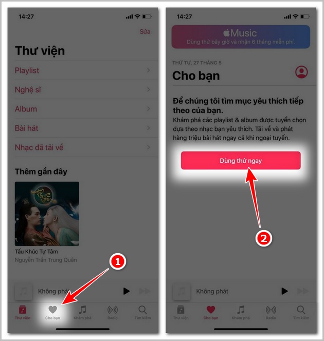 cách đăng ký Apple Music