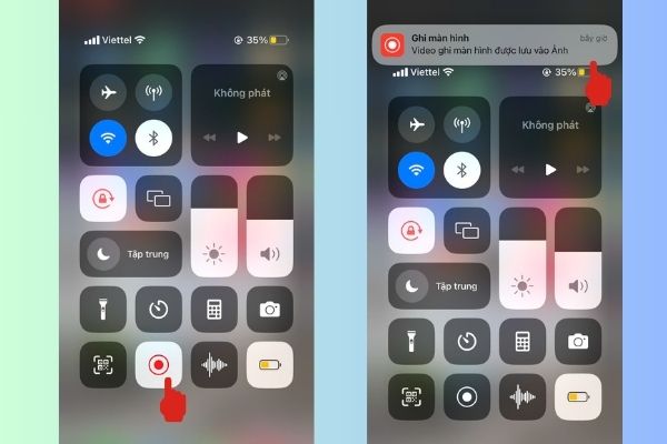 Chức năng ghi màn hình trên iPhone