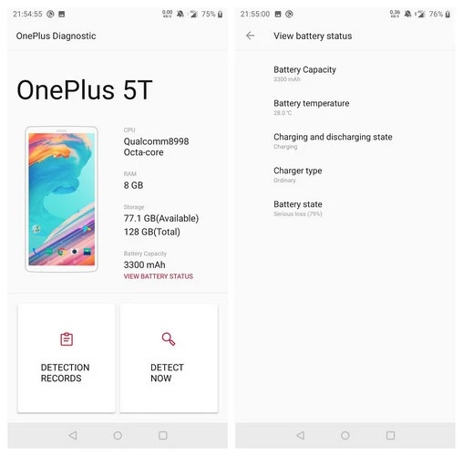 OnePlus cho phép người dùng kiểm tra sức khỏe pin các sản phẩm của hãng
