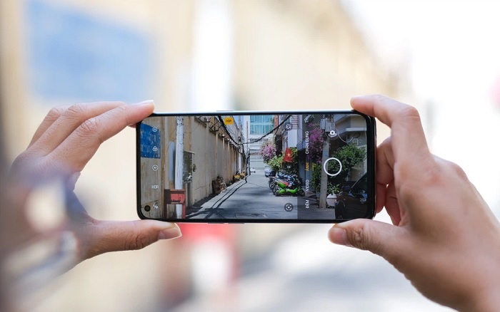 Giao diện camera của Reno5 5G