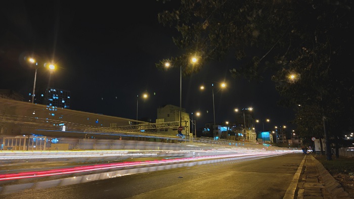 Ảnh chụp trong điều kiện thiếu sáng ở chế độ phơi sáng dài