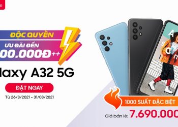 [Độc quyền] Viettel Store chính thức mở đặt trước Samsung Galaxy A32 5G – Giá chỉ 7.690.000đ cùng ưu đãi đến 1.200.000đ++
