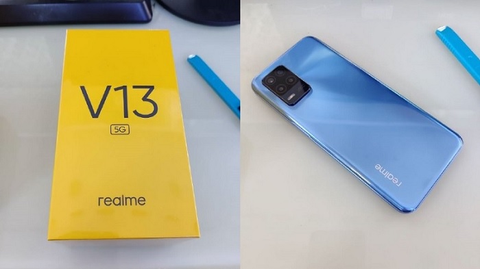 Hình ảnh thực tế Realme V13 rò rỉ