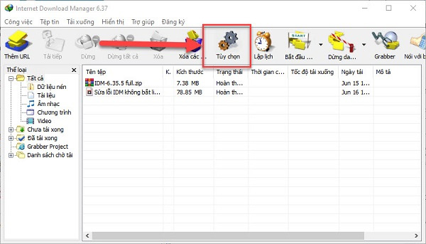 Sửa lỗi IDM không bắt được link định dạng MP3, MP4