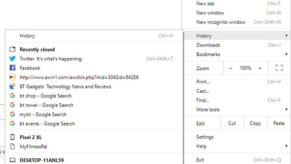 Kiểm tra máy tính bị theo dõi qua lịch sử trình duyệt Web