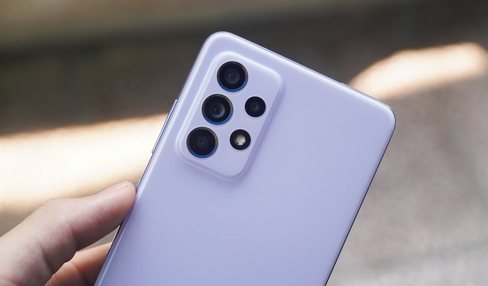 Cận cảnh camera sau của Galaxy A52