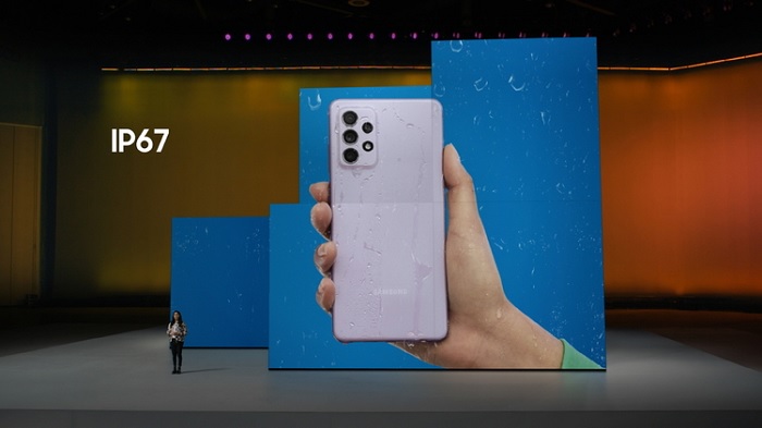 Galaxy A72 chống nước, chống bụi