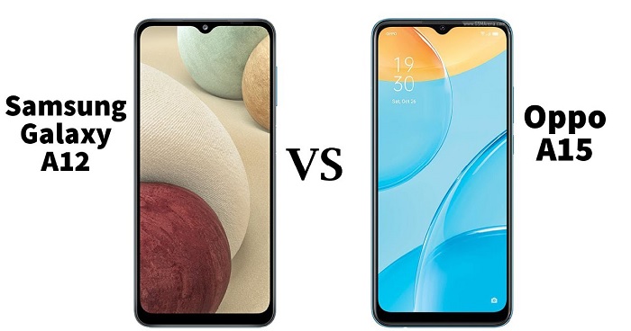 So sánh OPPO A15 và Galaxy A12
