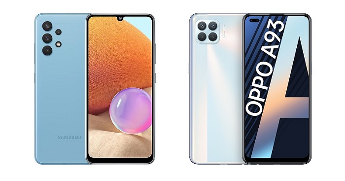 So sánh Samsung Galaxy A32 và OPPO A93