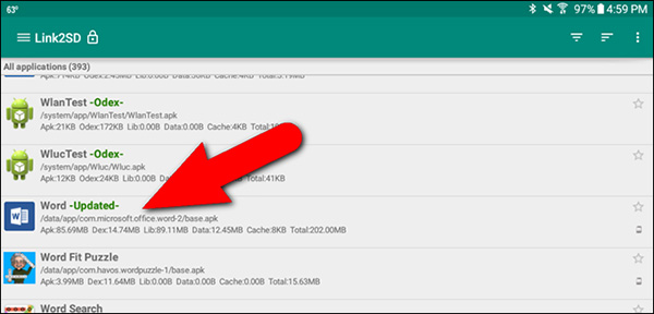 Sử dụng ứng dụng Link2SD (1)