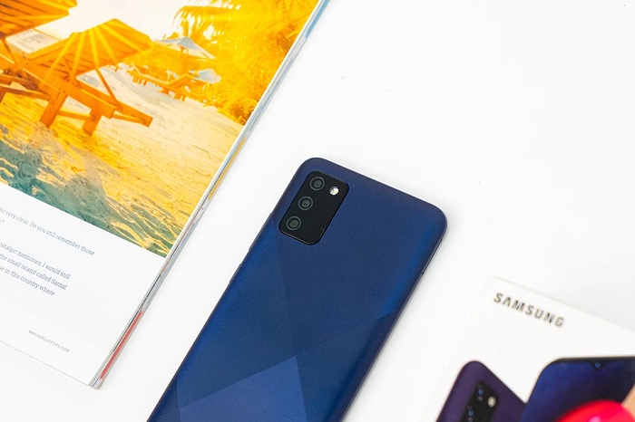 Cận cảnh camera sau trên Galaxy A02s
