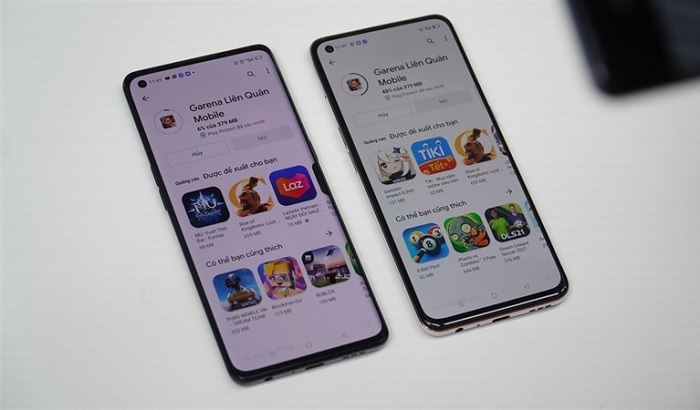OPPO Reno5 5G tải game siêu nhanh